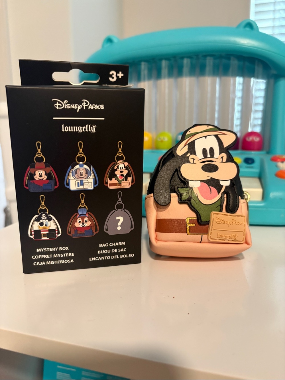 Disney Goofy Backpack Bag Charm - beige, Black, Green